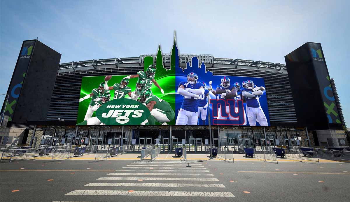 Metlife Stadium Jets and Giants