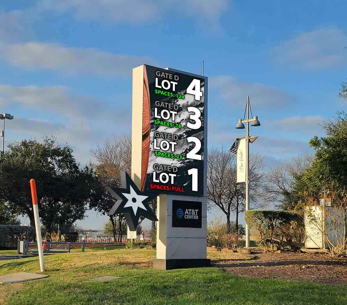 Spurs Parking displays