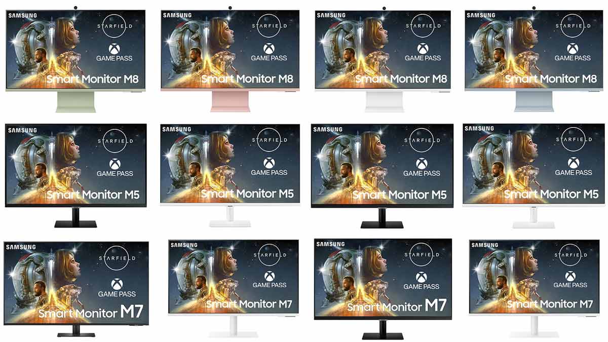 Scott Durrant optimized these ads containing images of the smart monitor m5, m7 and m8 with the starfield video game in them for various digital formats and sizes